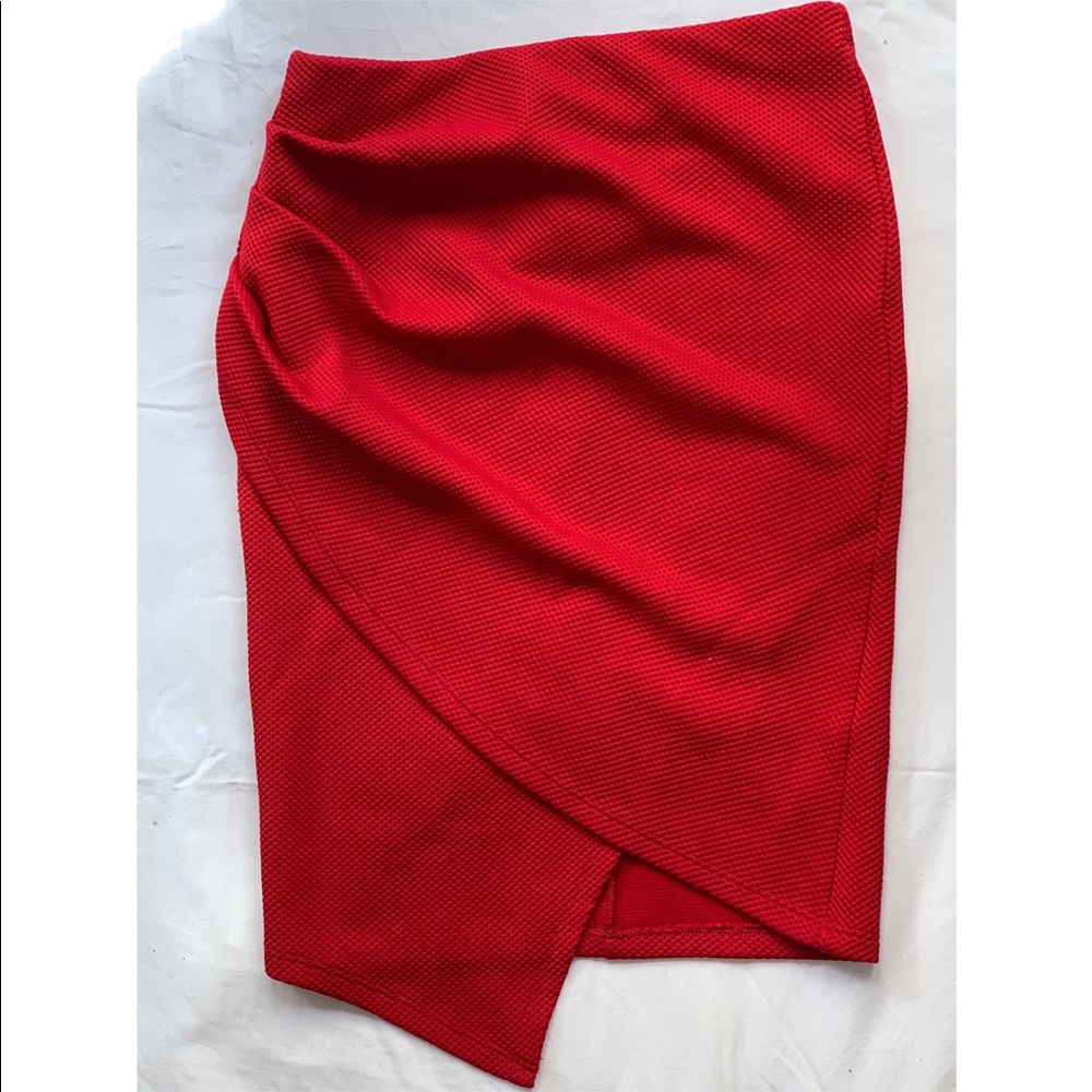 Red skirt